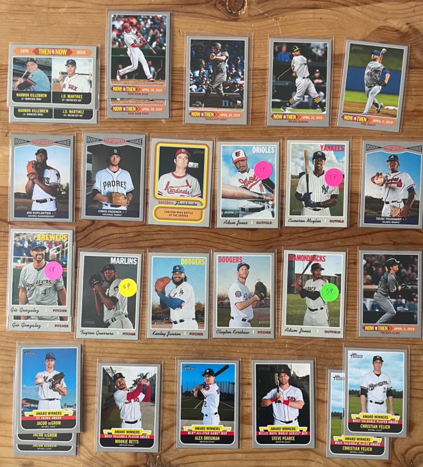 2019 Topps Heritage Short Print SP’s – complete your set, combined shipping