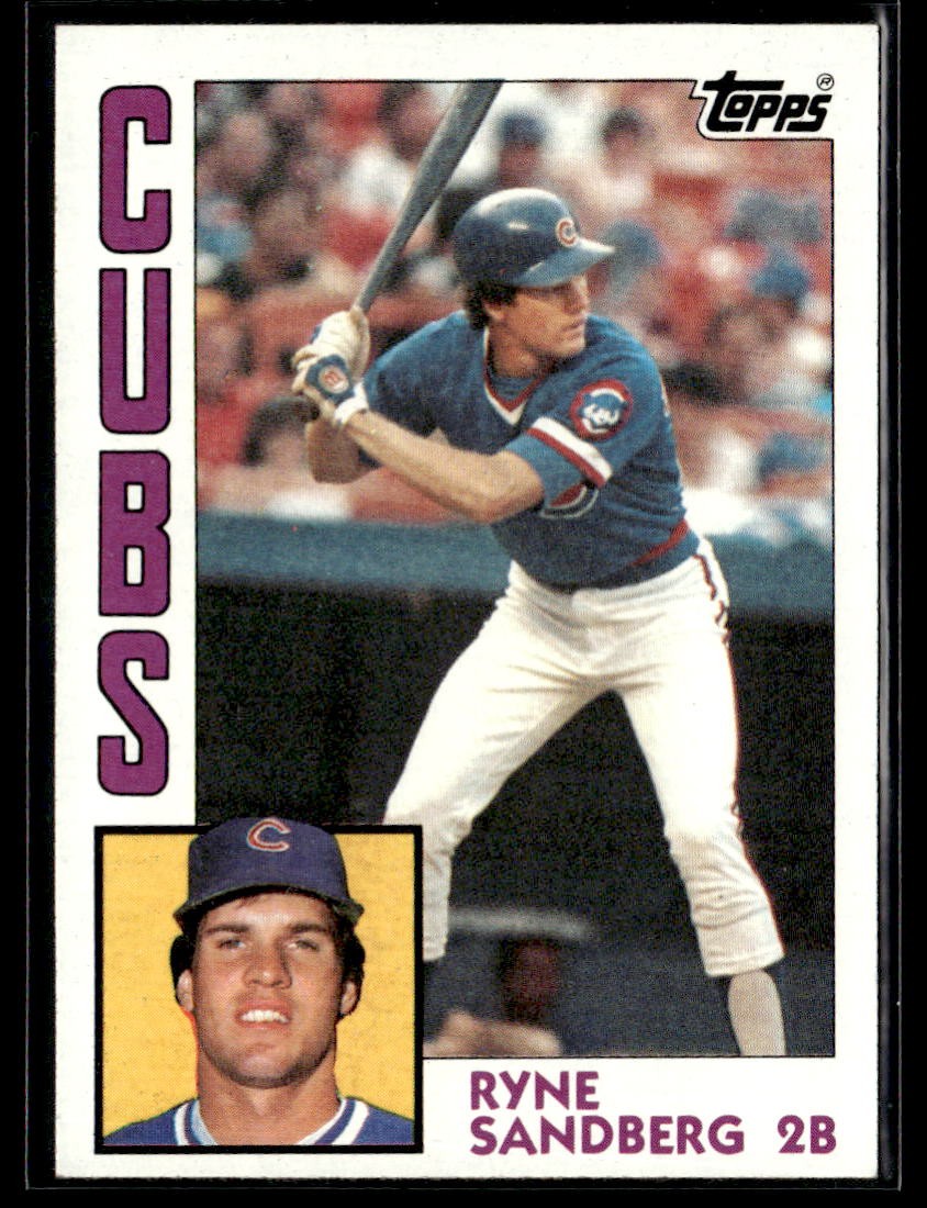 1984 Topps Ryne Sandberg #596 2nd Year Card
