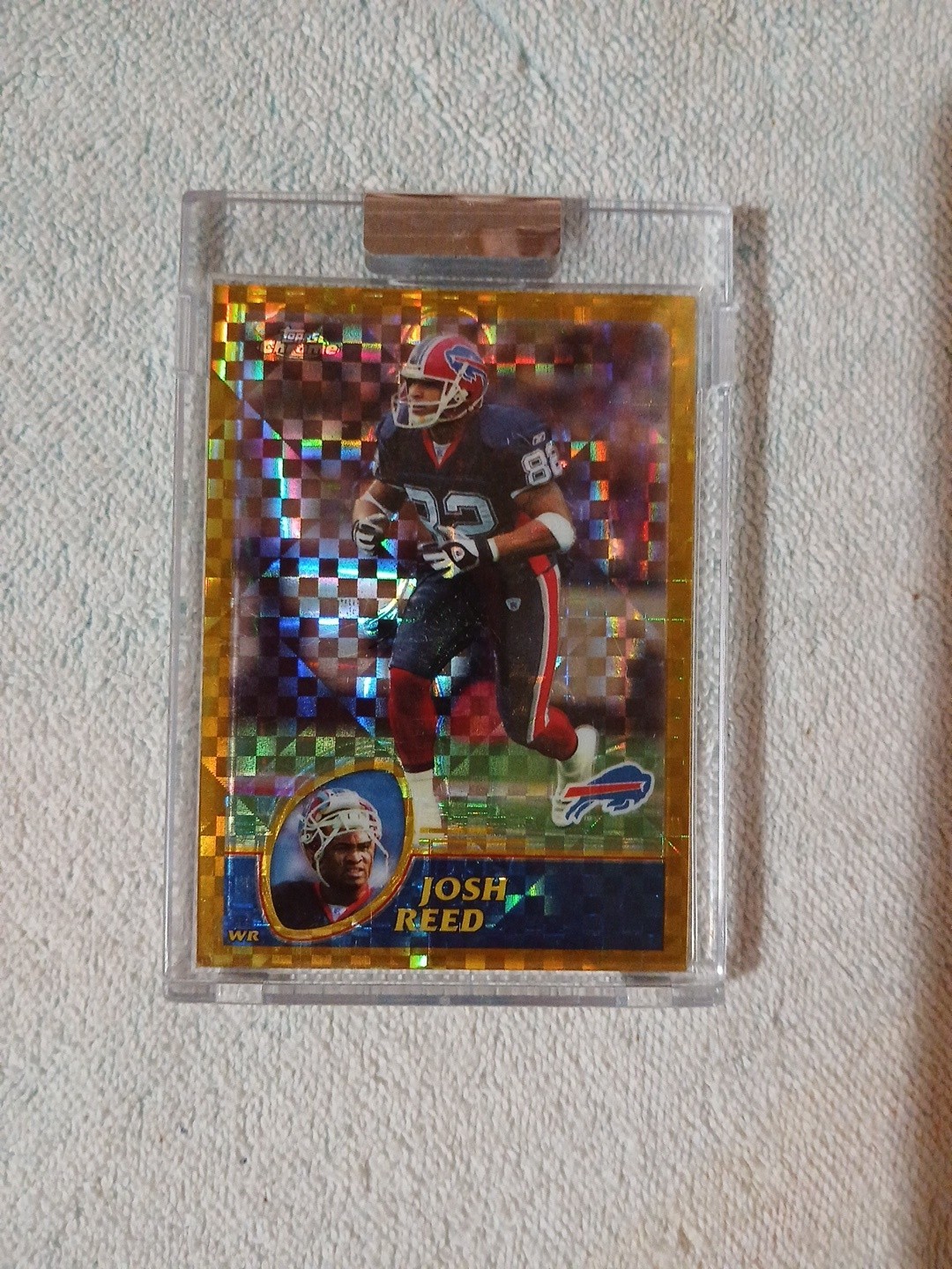 2003 Topps Draft Picks & Prospects Josh Reed #80 Chrome Gold Refractor