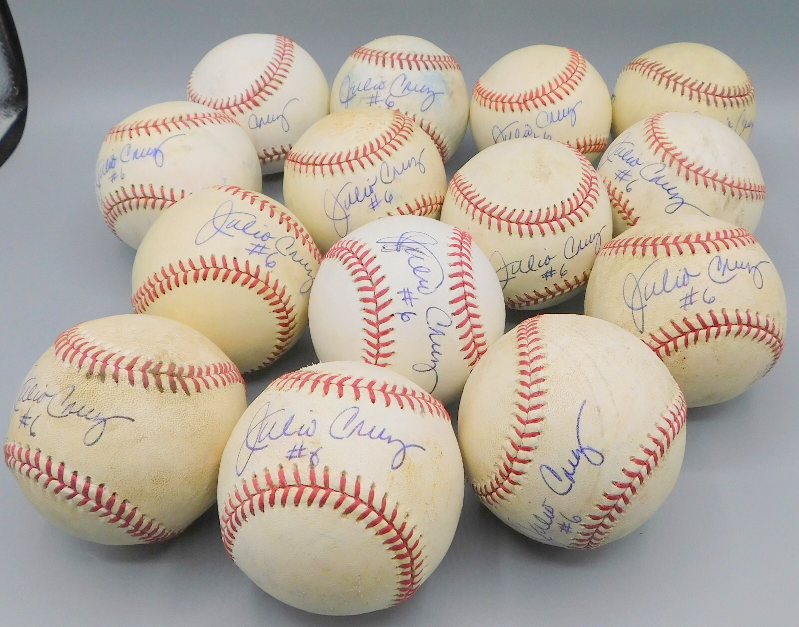 JULIO CRUZ Autographed Signed Baseball ~ Seattle Mariners