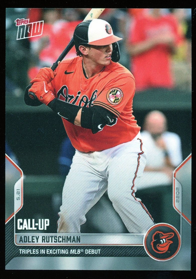 2022 Topps Now Adley Rutschman #214 “Call-up”