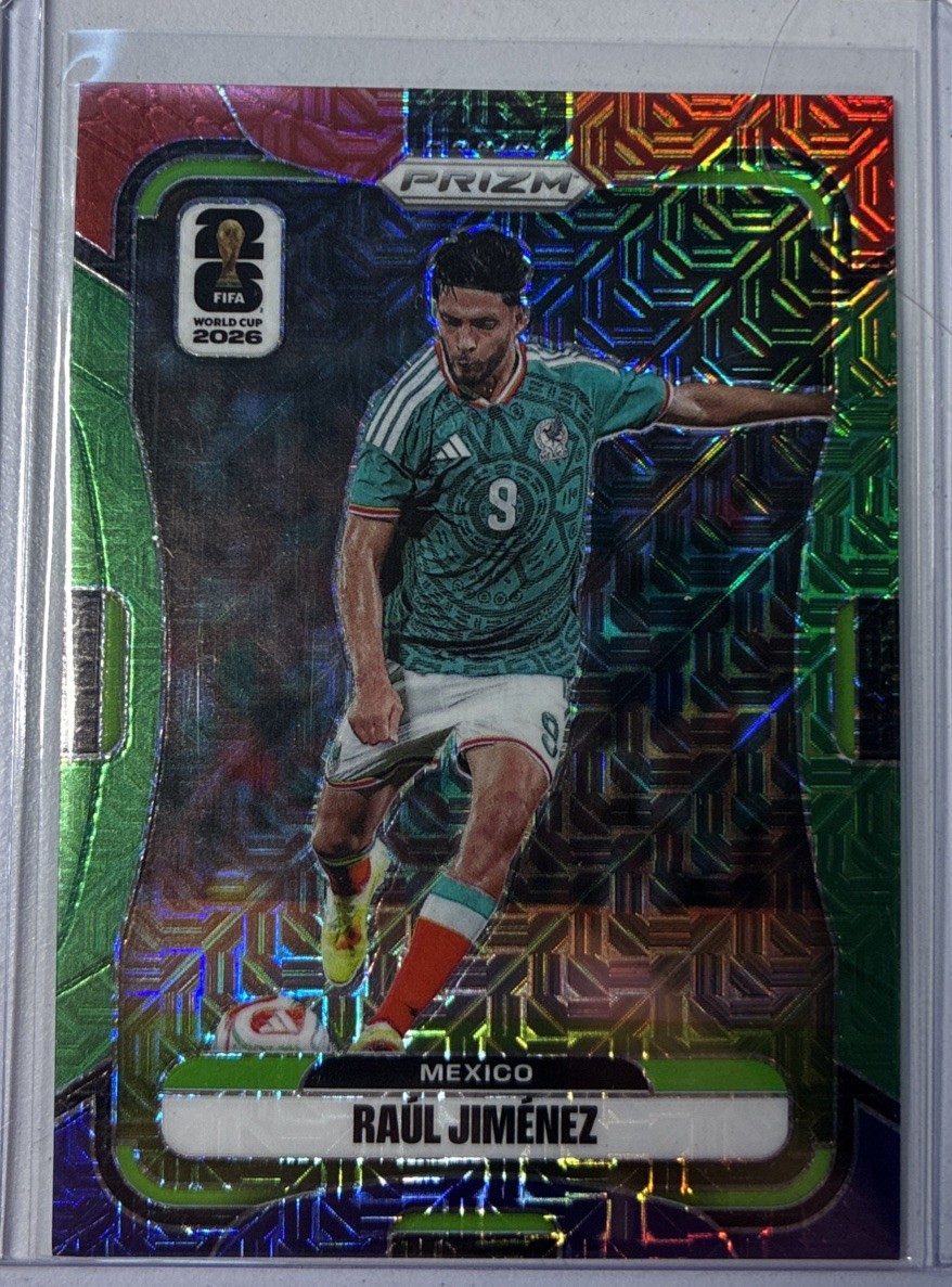 2026 Panini Prizm FIFA WORLD CUP Raúl Jiménez MEXICO RGB Mojo SP Prizm ⚽️ 🇲🇽