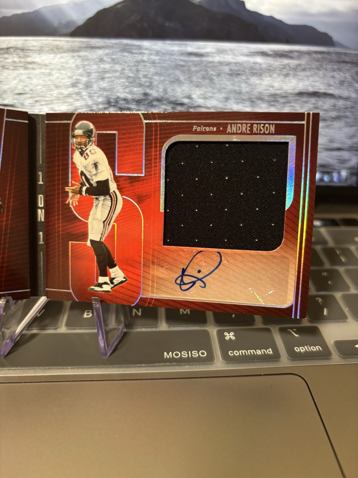 Sanders – Rison VS 1 on 1 Booklet Patch Autograph /35: 2025 Silhouette Football!