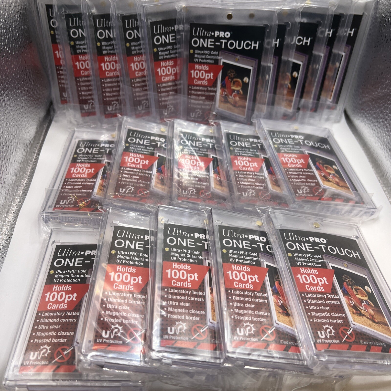 Ultra Pro One-Touch Thick Card 100pt Point Magnetic Card Holder – LOT of 20