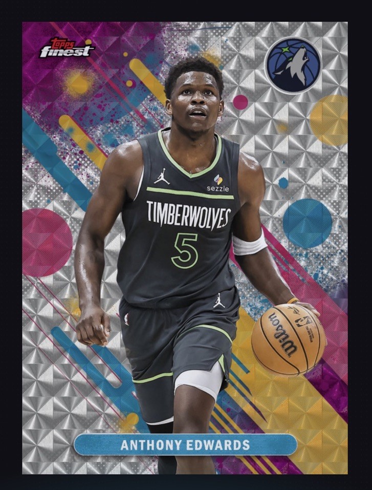 2025-26 TOPPS NBA Finest Geometric Common-ANTHONY EDWARDS (TOPPS NBA DigitaICard