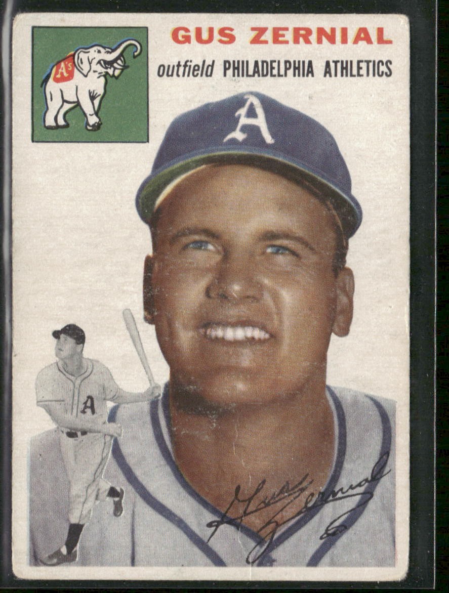 1954 Topps #2 Gus Zernial GD/VG