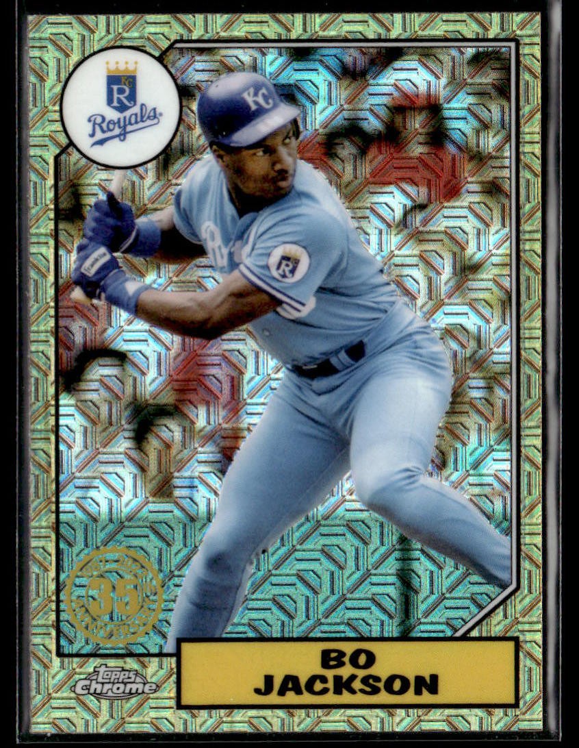 2022 Topps Chrome 1987 Bo Jackson #T87C-33 Mojo Refractor