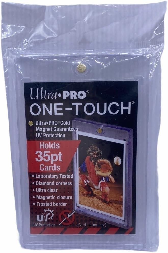 Diamond Corner One-Touch Card Holder – 35pt with UV Protection for Sports Cards