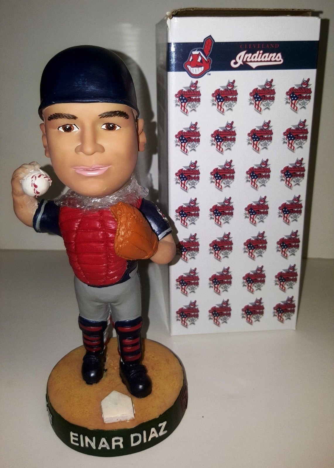 Vintage Einar Diaz #22 Bobblehead 6/12/02 Cleveland Indians SGA MLB w/Box*** MLB