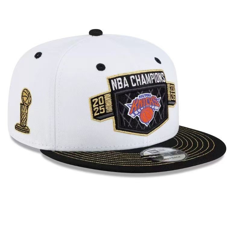 NY New York Knicks 2026 NBA Champions Locker Room Hat New-Era Replica /White/