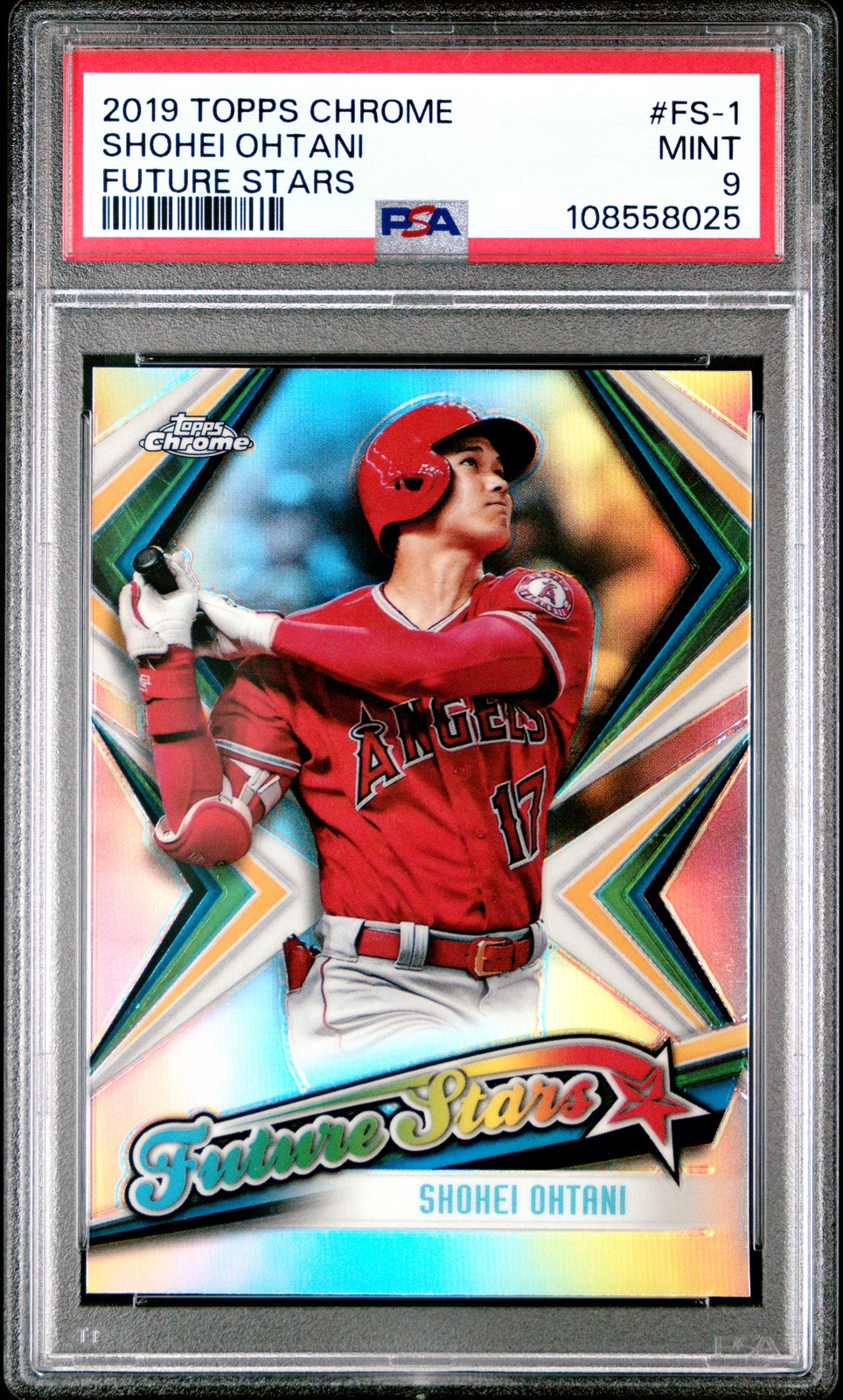 2019 Topps Chrome Future Stars #FS-1 Shohei Ohtani PSA 9