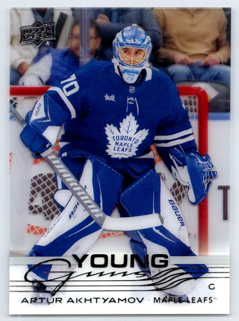 2025 Upper Deck Extended Series Young Guns Clear Cut Artur Akhtyamov #722 Rookie