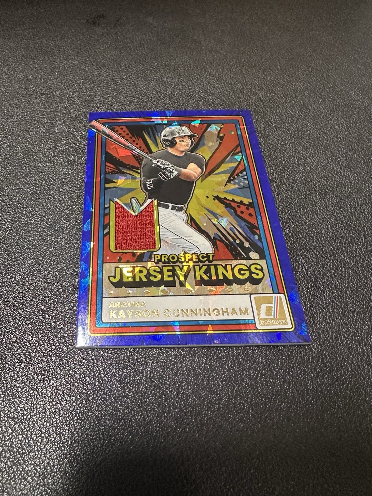 KAYSON CUNNINGHAM 2026 Panini Donruss Prospect Jersey Kings BLUE ICE Diamondback