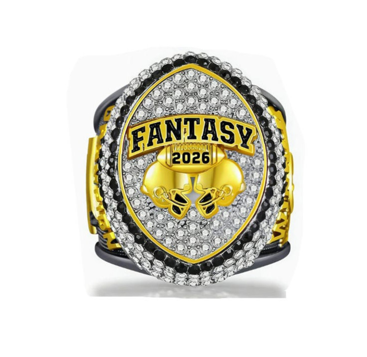 2026 Fantasy Football League FFL Ring Golden Helmets Winner Champions Rings