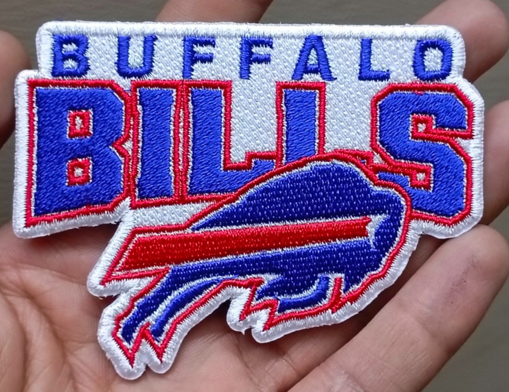 Buffalo Bills NFL Team Logo Iron On Patch – Sew Patch – Embroidered Patch 3.5″