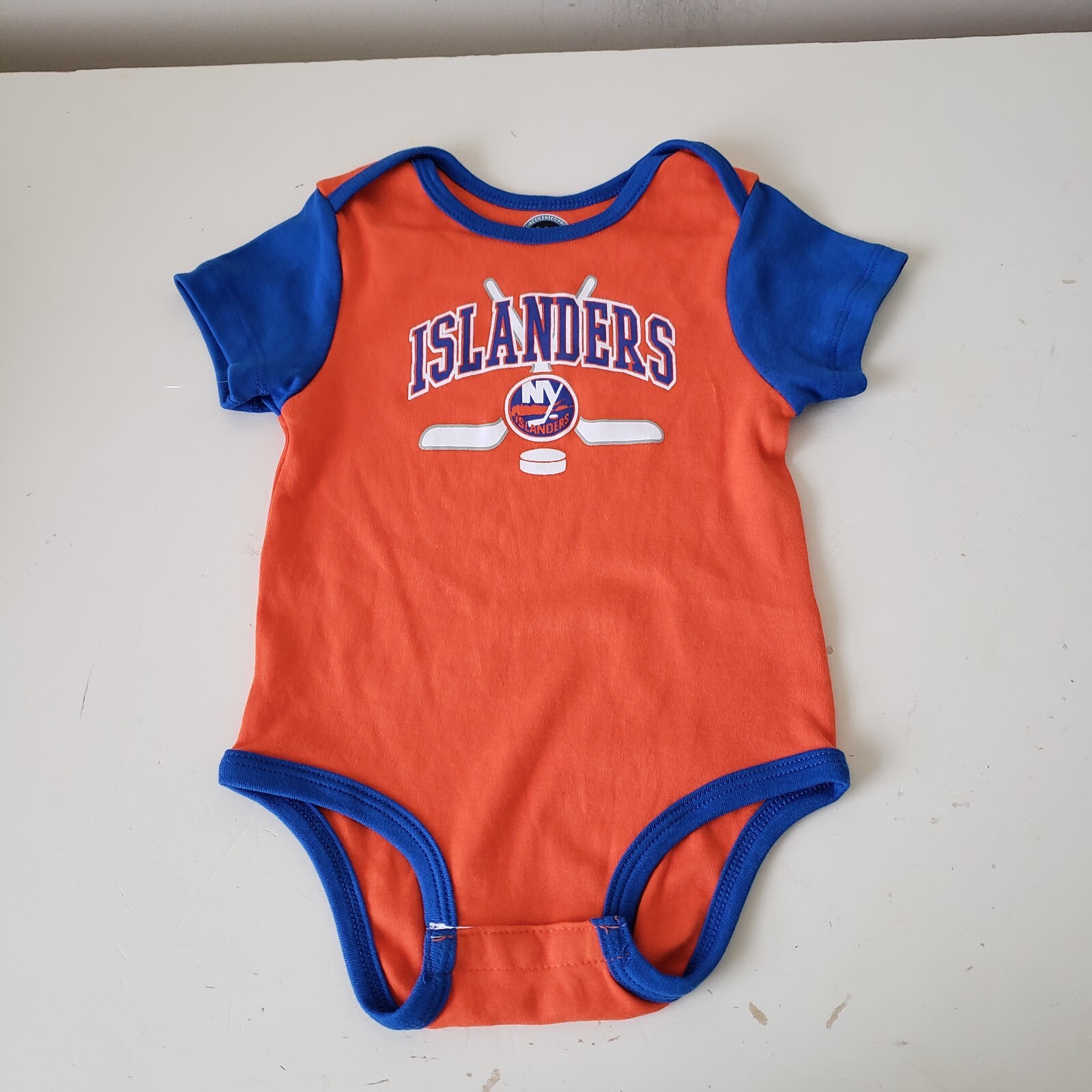 New York Islanders One Piece Creeper Baby Infant 3-6 Months Set Blue NHL NWT
