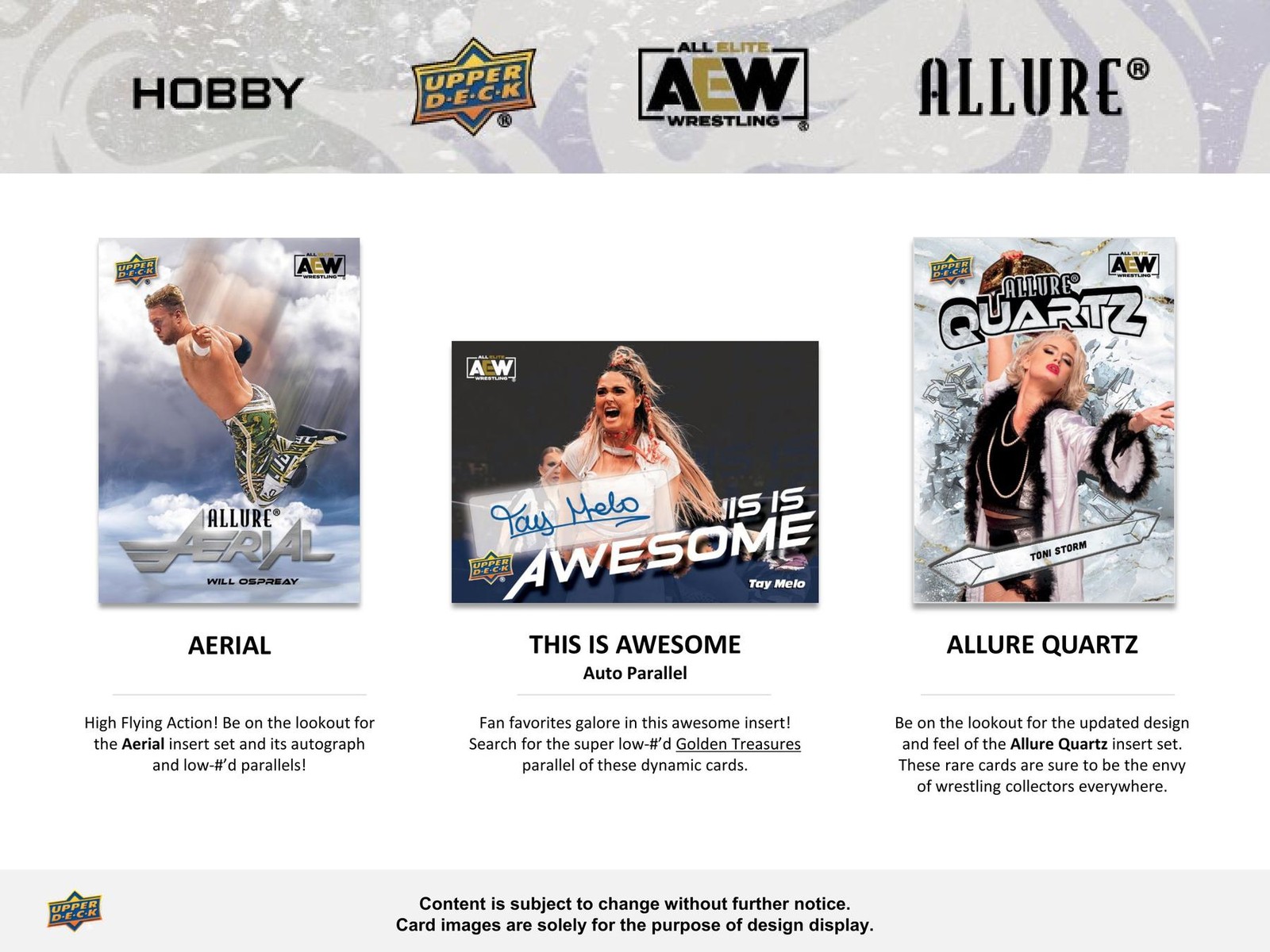 2024 UPPER DECK AEW ALLURE WRESTLING HOBBY BOX