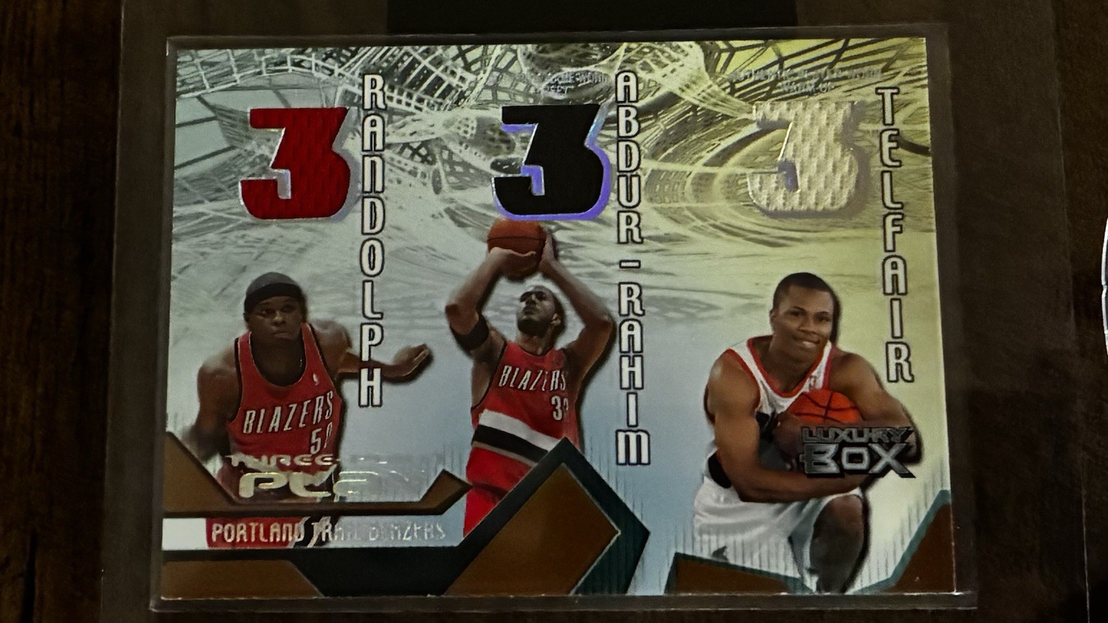 2004-05 Topps Luxury Box 3-Point Play Relic /200 Randolph Abdul-Rahim Telfair