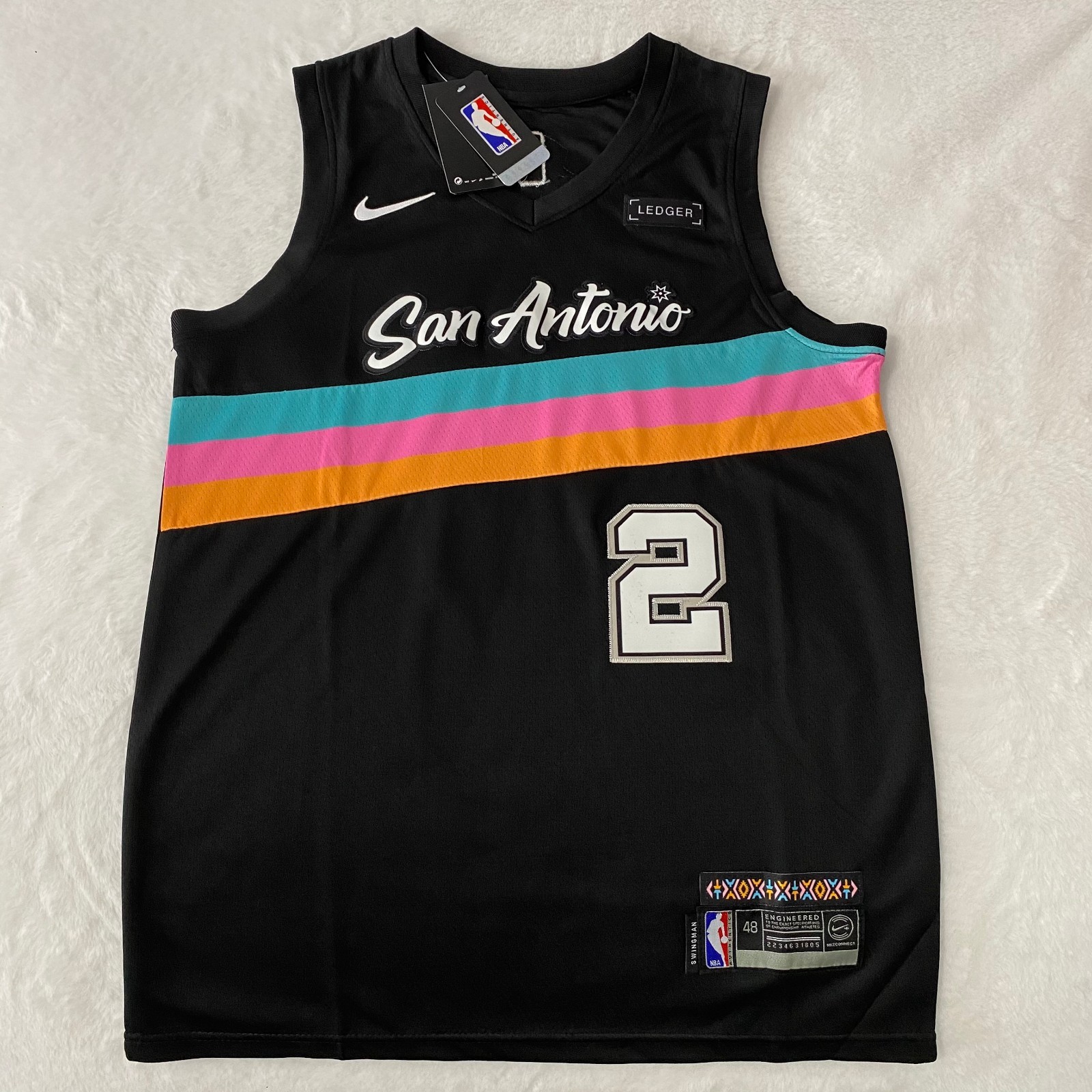 Dylan Harper #2 Black Jersey. Custom. Sewn version. Men’s Sizes S–2XL