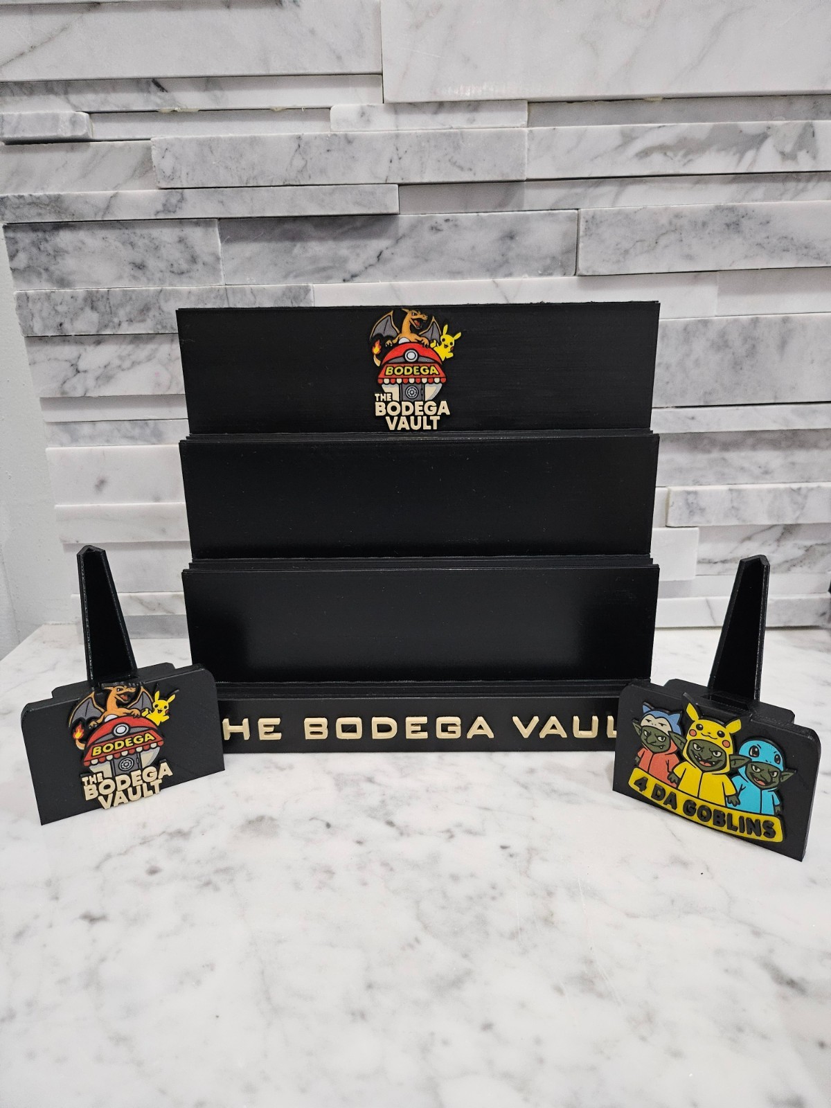 Custom Card Stands (add your logo), For Sports Cards, Pokemon, MTG, Breakers