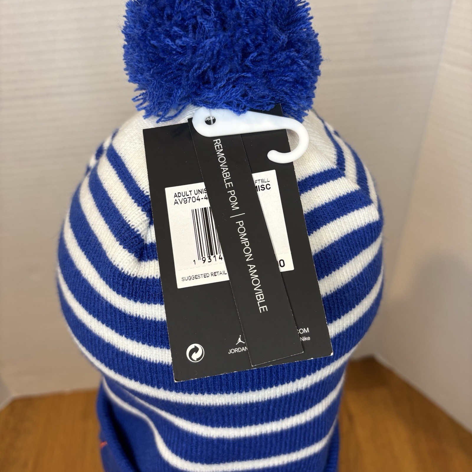 Florida Gators Team Issued Beanie Hat Winter Knit Cap Blue Jordan Football NEW