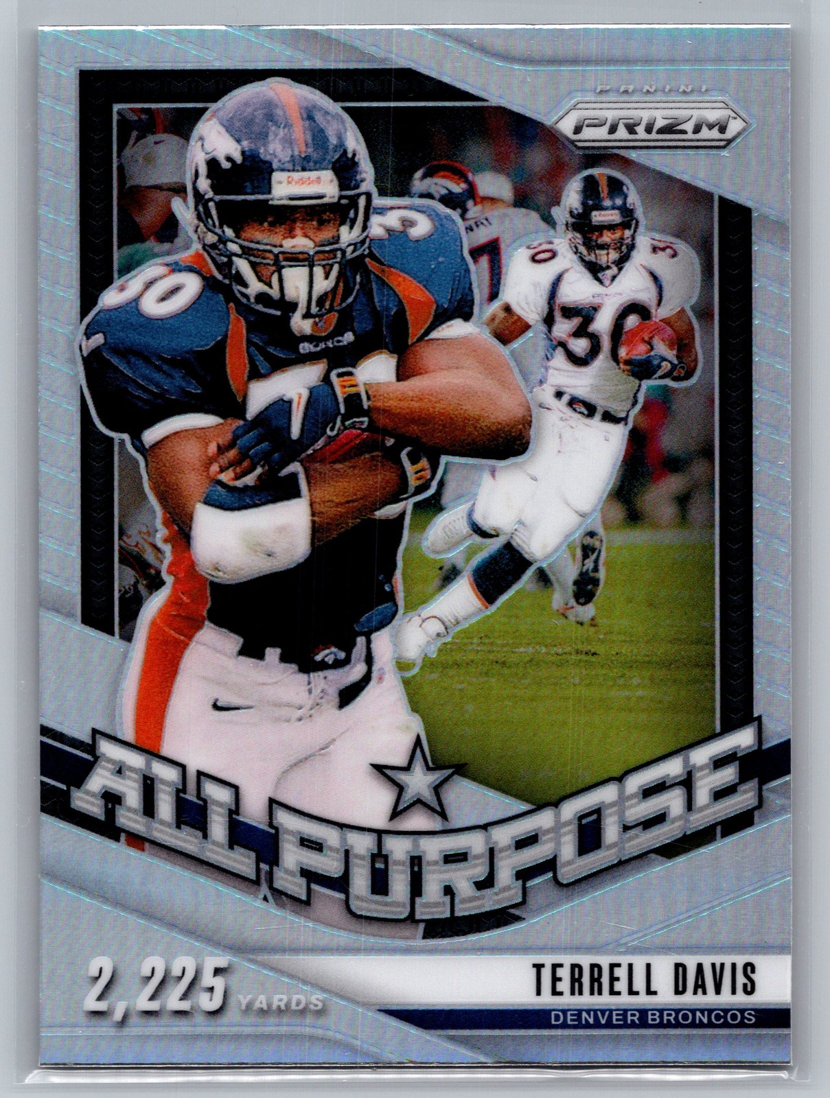 2024 Panini Prizm Terrell Davis All Purpose Silver Prizm #12 Denver Broncos