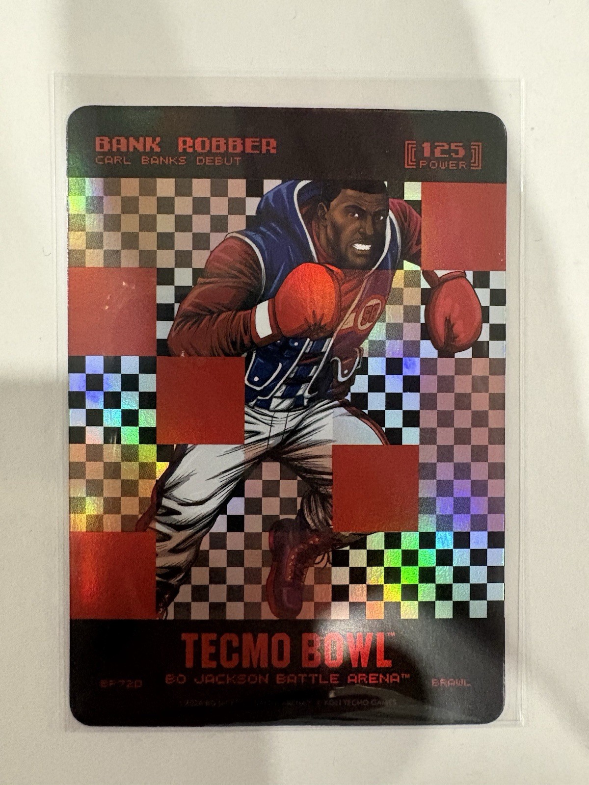 2026 Tecmo Bowl “Bank Robber” Carl Banks #BP720 Big Pixel Battlefoil Brawl SP