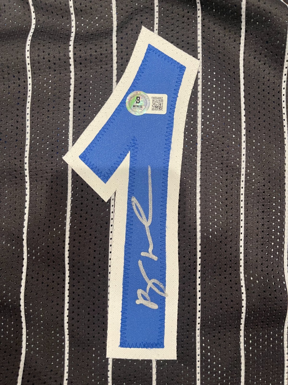 Anfernee Penny Hardaway Signed Auto Black Magic Custom Jersey Beckett W BAS COA