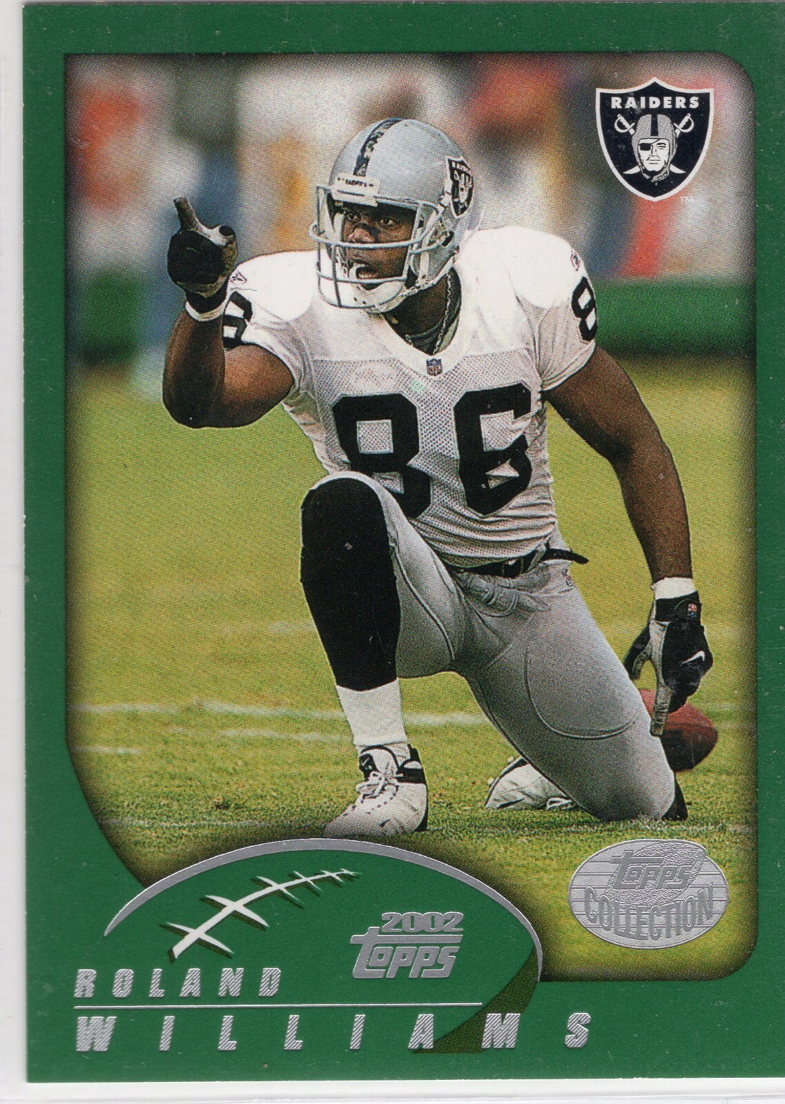 2002 Topps Collection Football Oakland Raiders Team Set