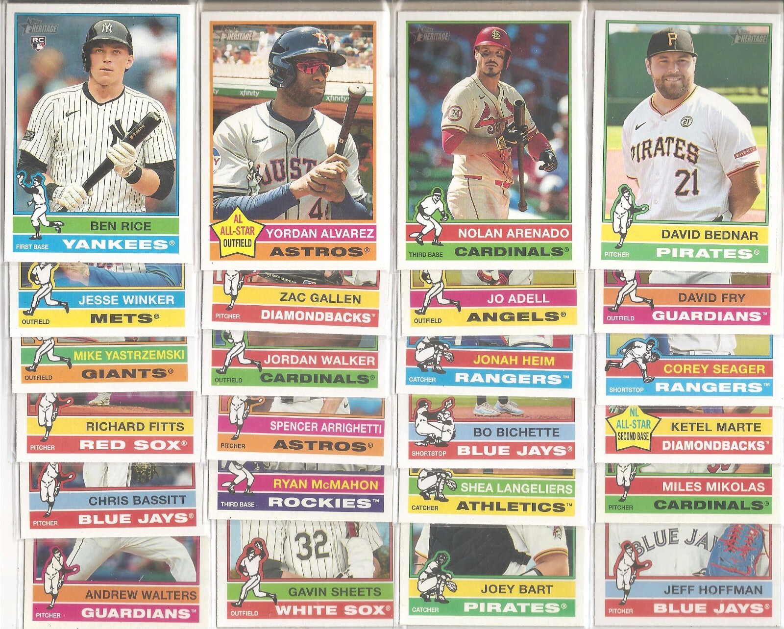 2025 Topps Heritage Short Print SP #401-500—You Pick / Complete Your Set
