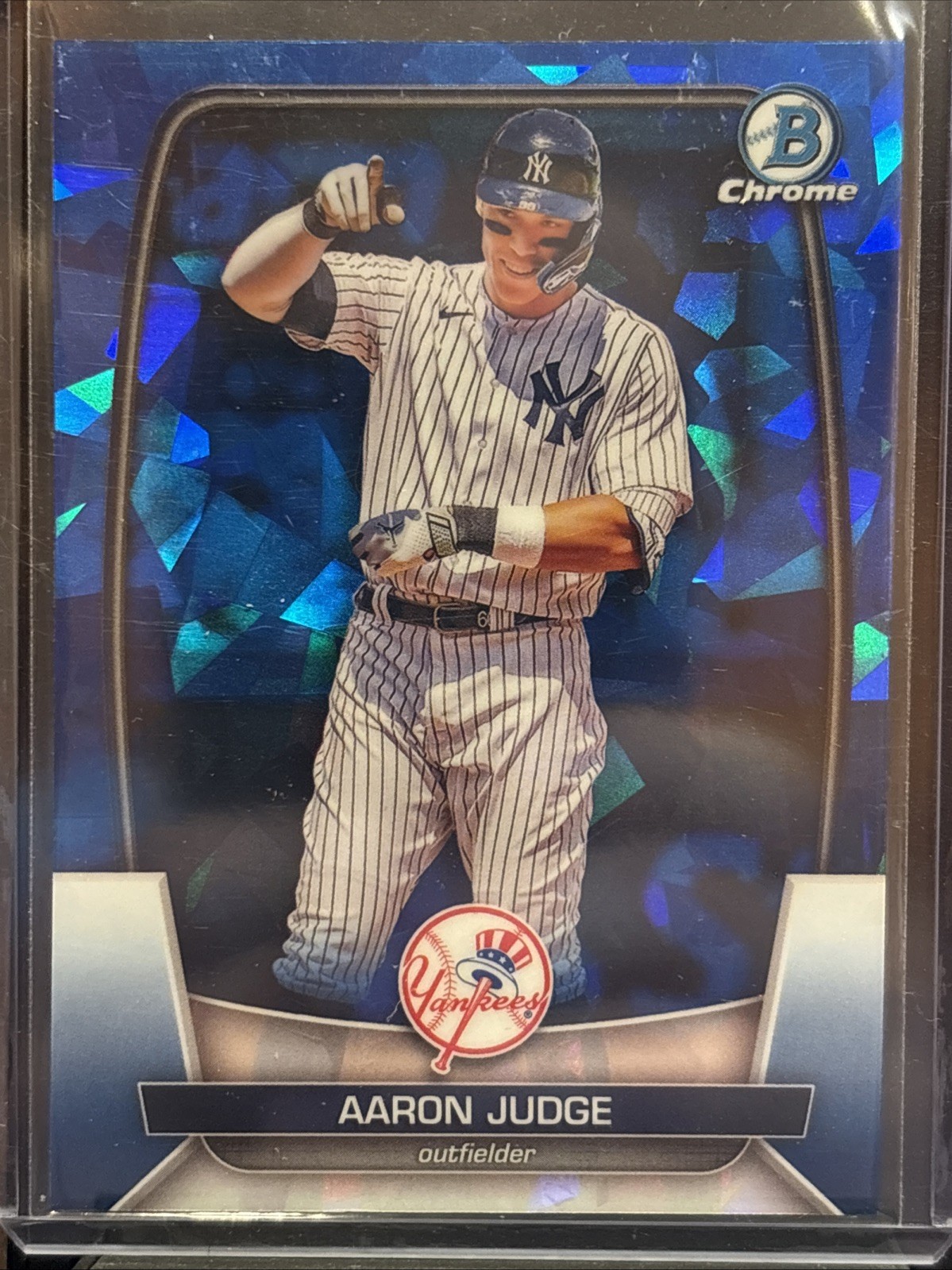 2023 Bowman Chrome Sapphire Aaron Judge #63 Yankees