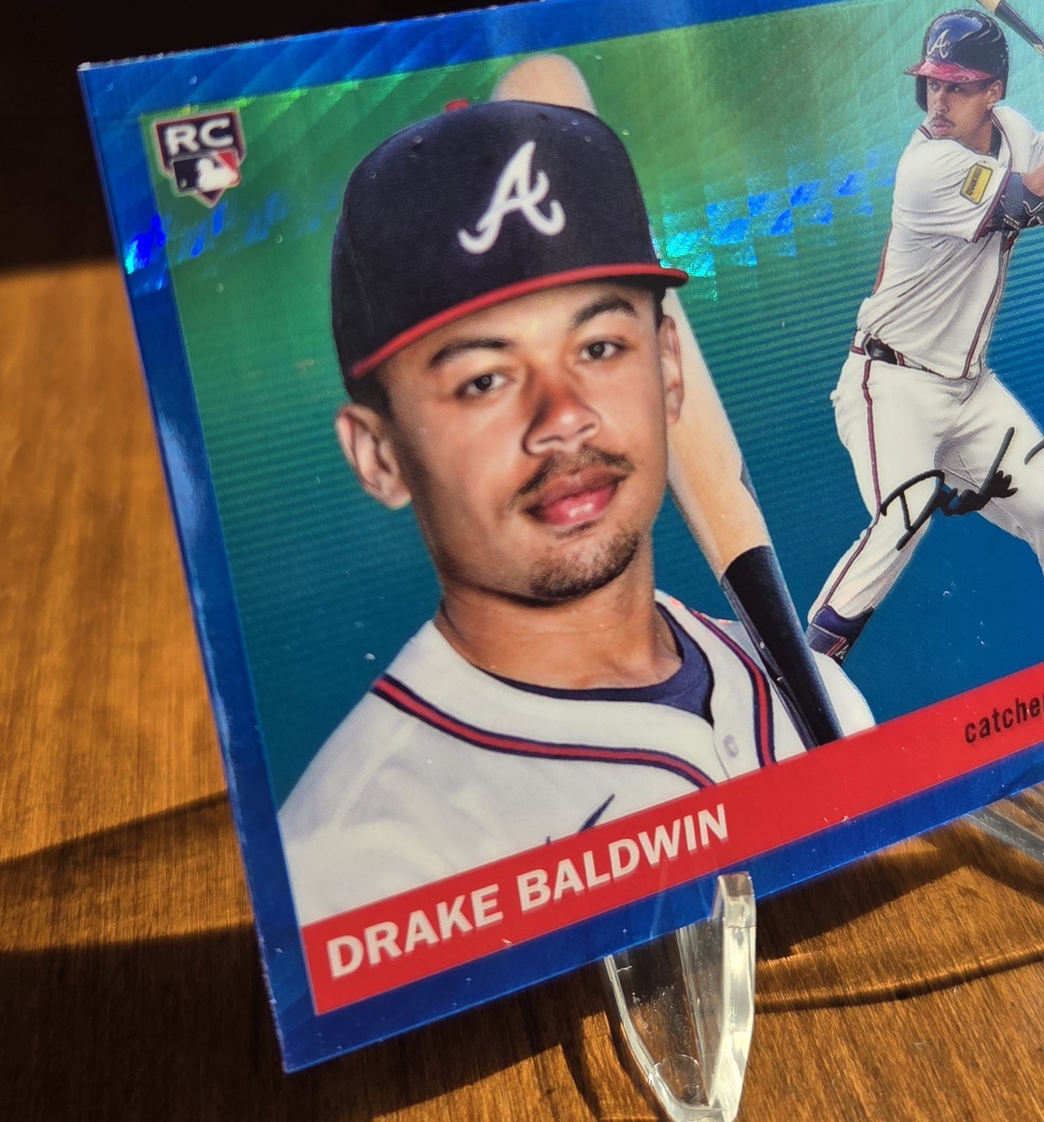 2025 Topps Chrome Platinum Drake Baldwin #265 Blue Prism Refractor RC Braves🔥🐸