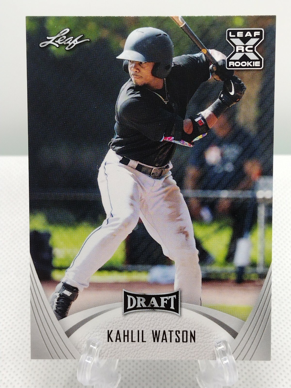Kahlil Watson RC 2021 Leaf Draft Cleveland Guardians Rookie