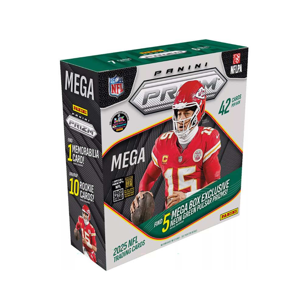 2025 Panini Prizm Football 42Ct. Mega Box | Factory Sealed | Volume Discounts