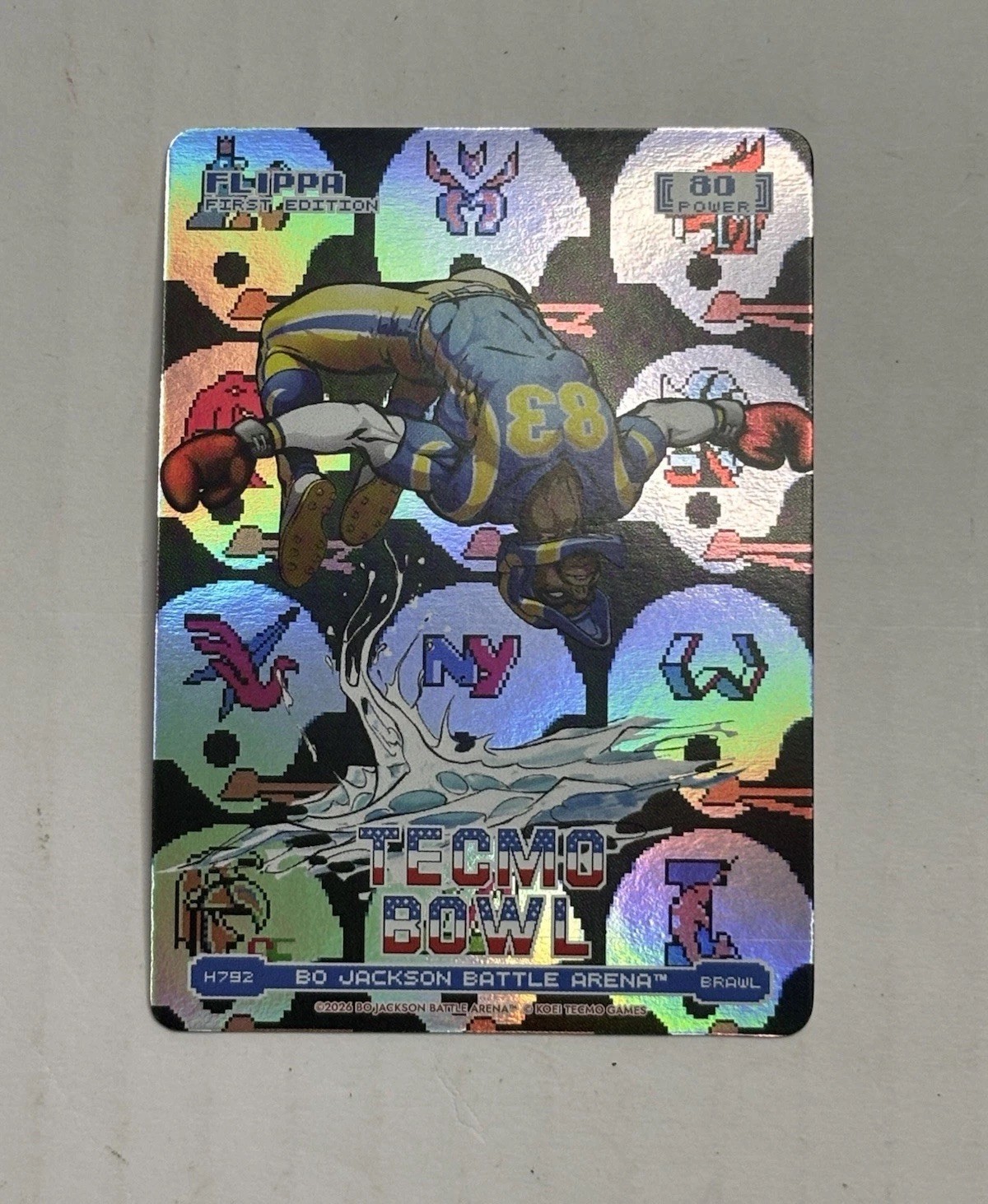 2026 Battle Arena Techmo Bowl Flippa Anderson H792 Helmets Brawl Battlefoil