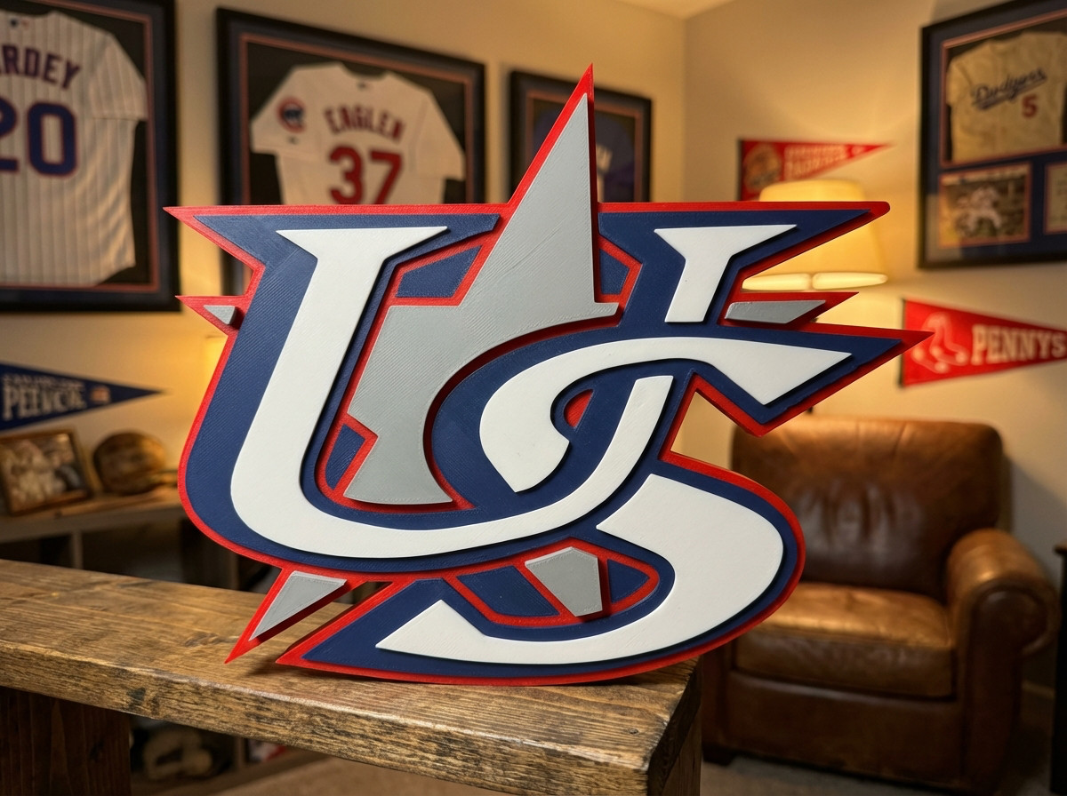 USA Baseball World Baseball Classic Logo Wall Art Man Cave