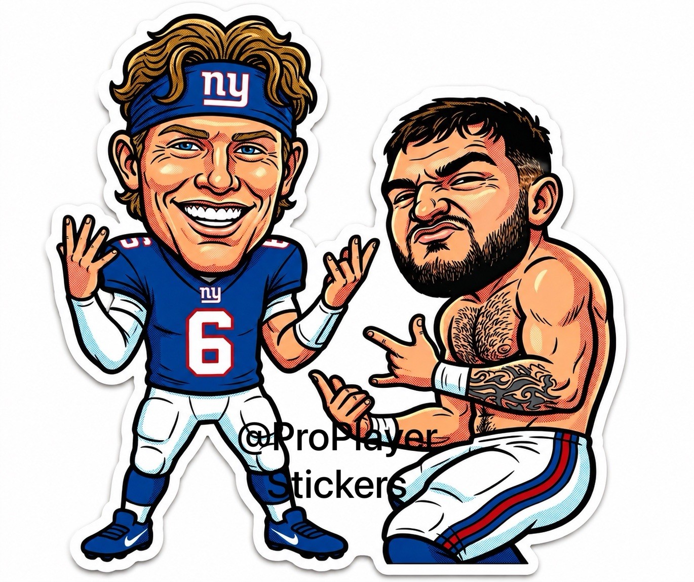 🏈 Jaxson Dart “Jax&Scatt” Sticker 🏈