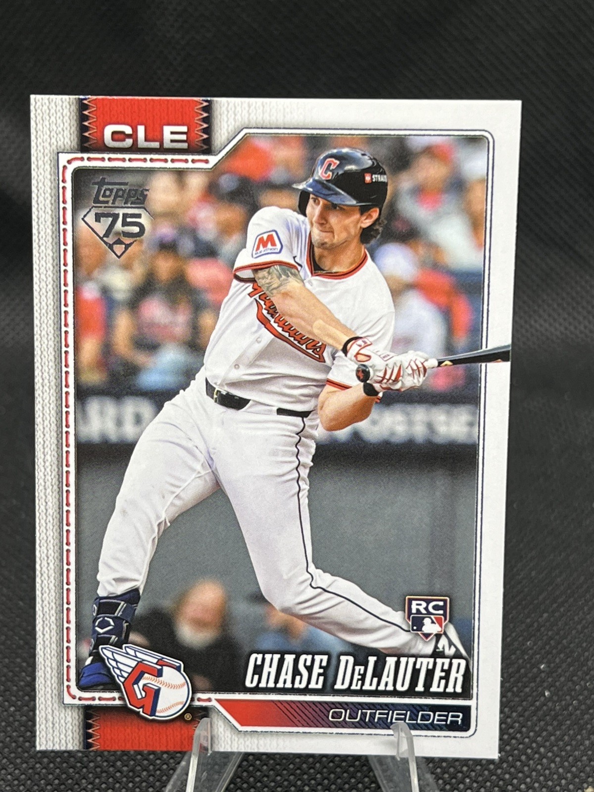 Chase DeLauter #458 “Base Card” ROOKIE – 2026 Topps Series 2 – Guardians E12