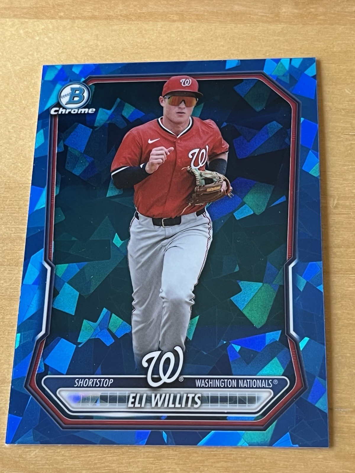2026 Bowman Chrome Sapphire Eli Willits #BCP-95 Washington Nationals Qty Avail