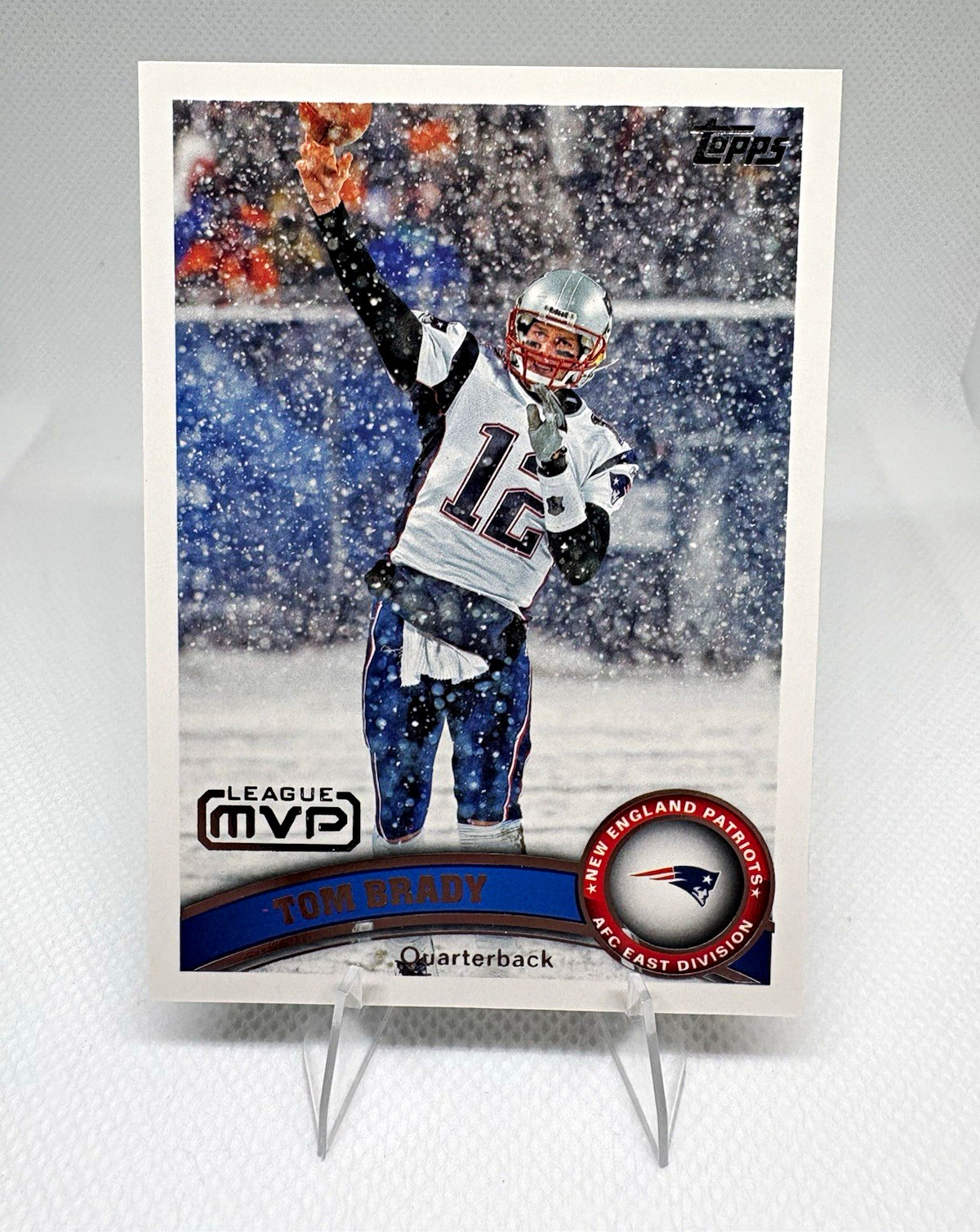 Topps 2010 Tom Brady League MVP New England Patriots Football Card #240