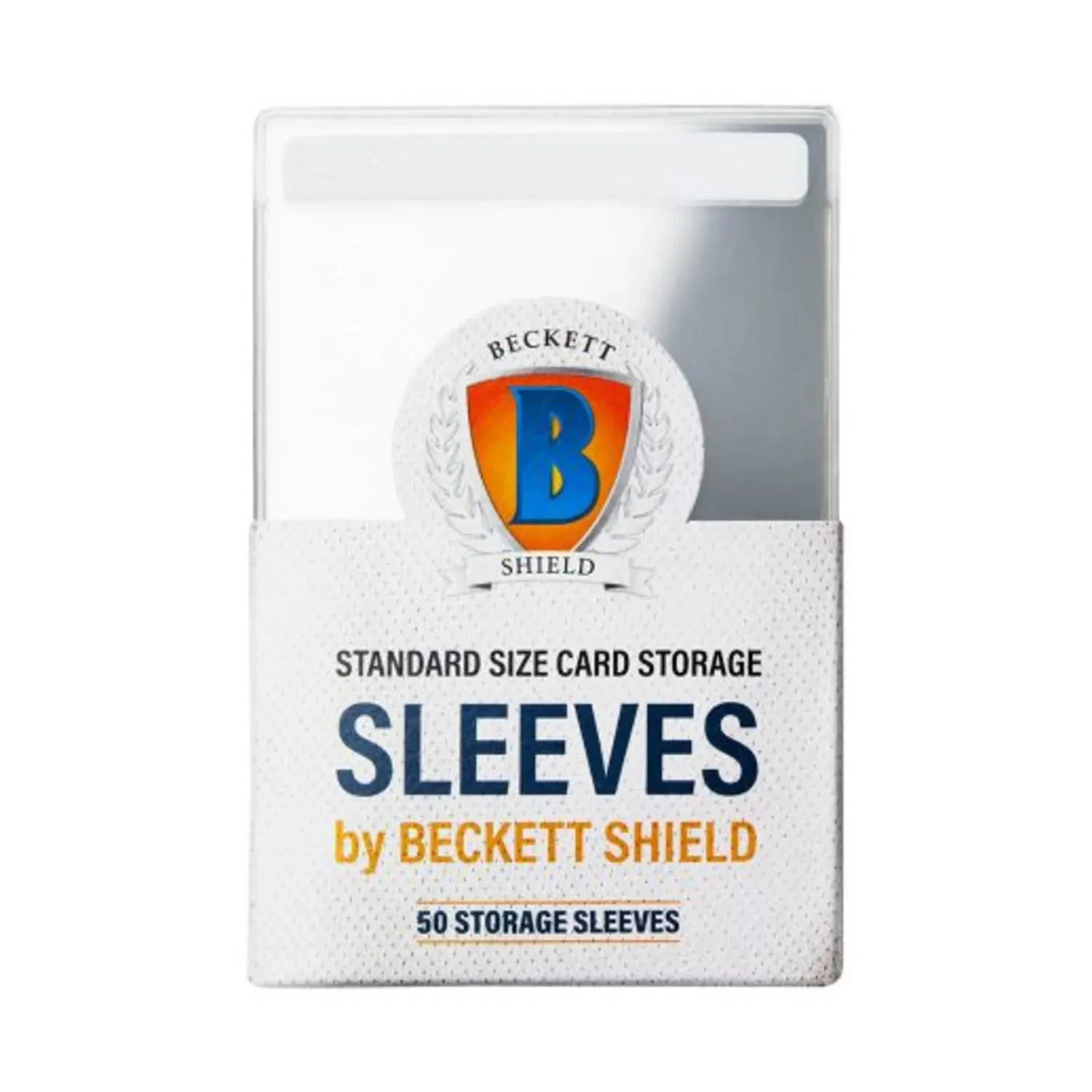Beckett Shield Standard Size Semi-Rigid Storage Sleeves 50ct