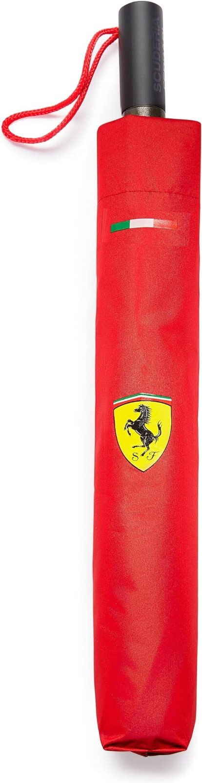 Scuderia Ferrari Official Shield Compact Scudetto Umbrella Red