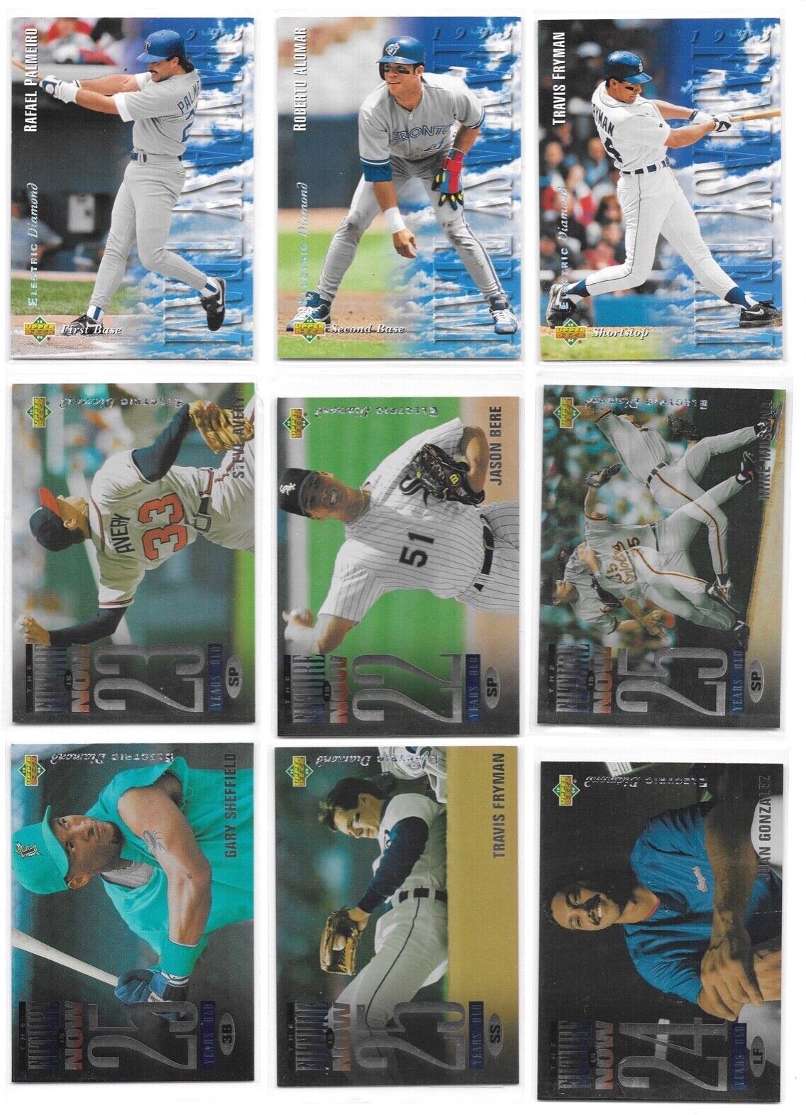 1994 Upper Deck Electric Diamond Baseball Trading Cards Choose #s 15-550 / bx