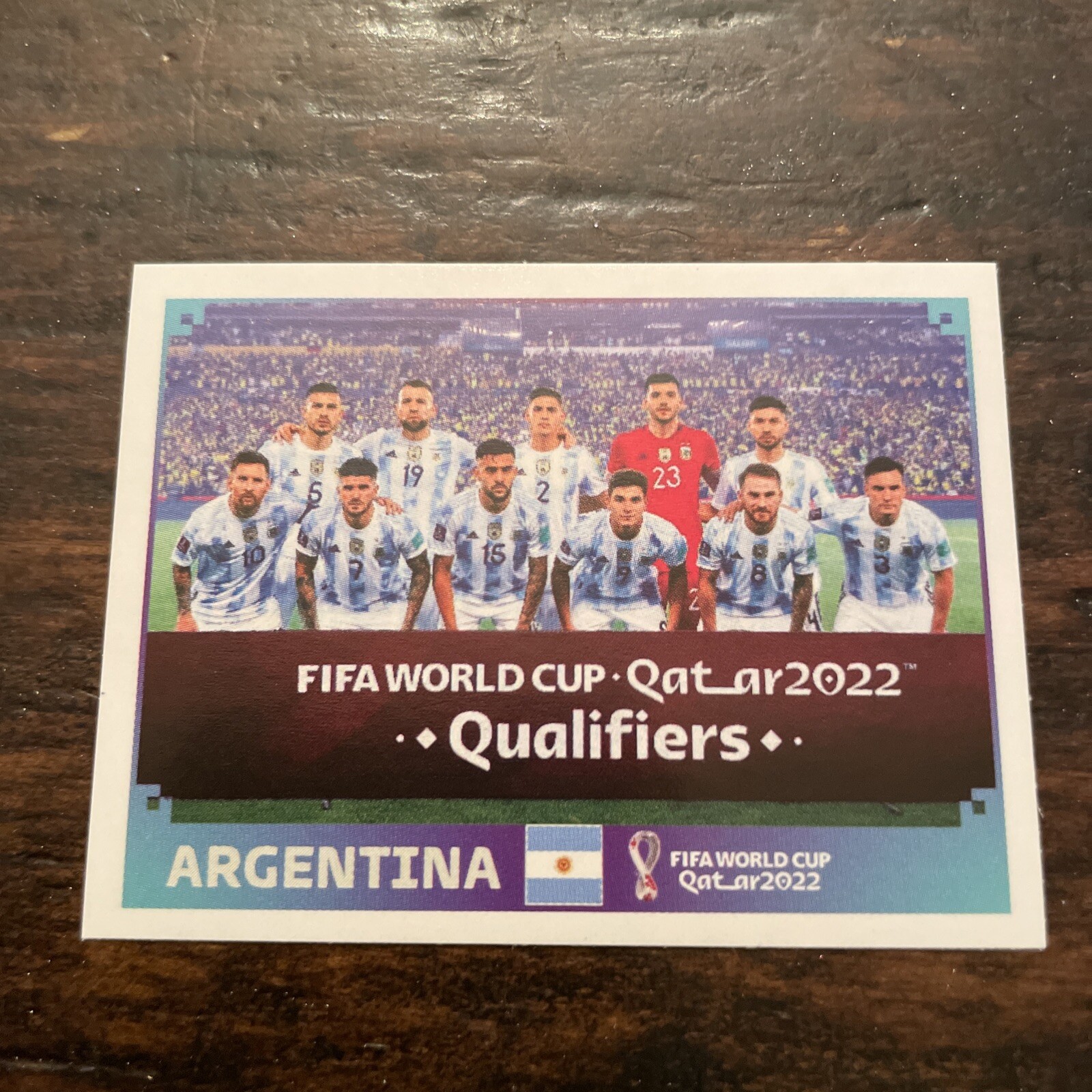 2022 Fifa World Cup Panini Sticker Qatar ARGENTINA TEAM Argentina ARG1