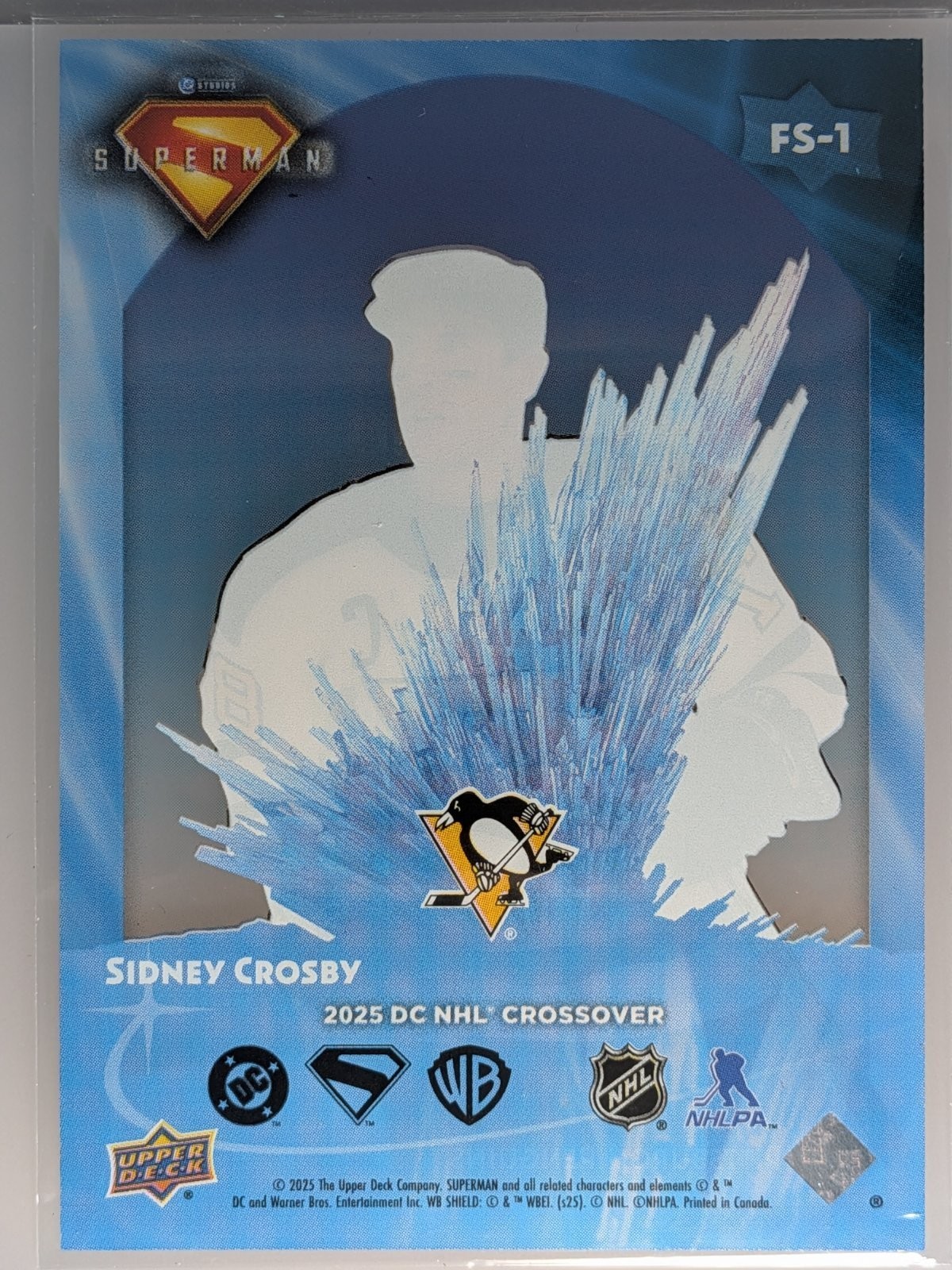 2024-25 Sidney Crosby Upper Deck Crossover Fortress of Solitude #FS-1
