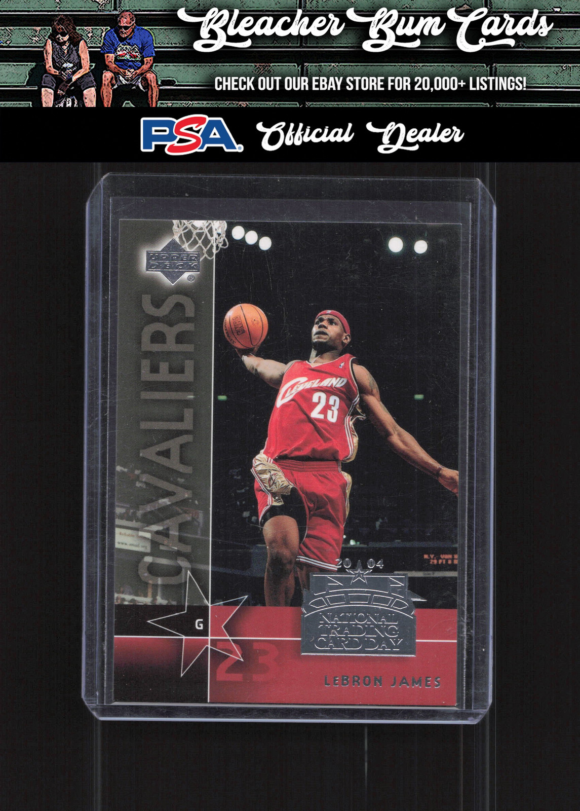 2004 National Trading Card Day UD-7 LeBron James