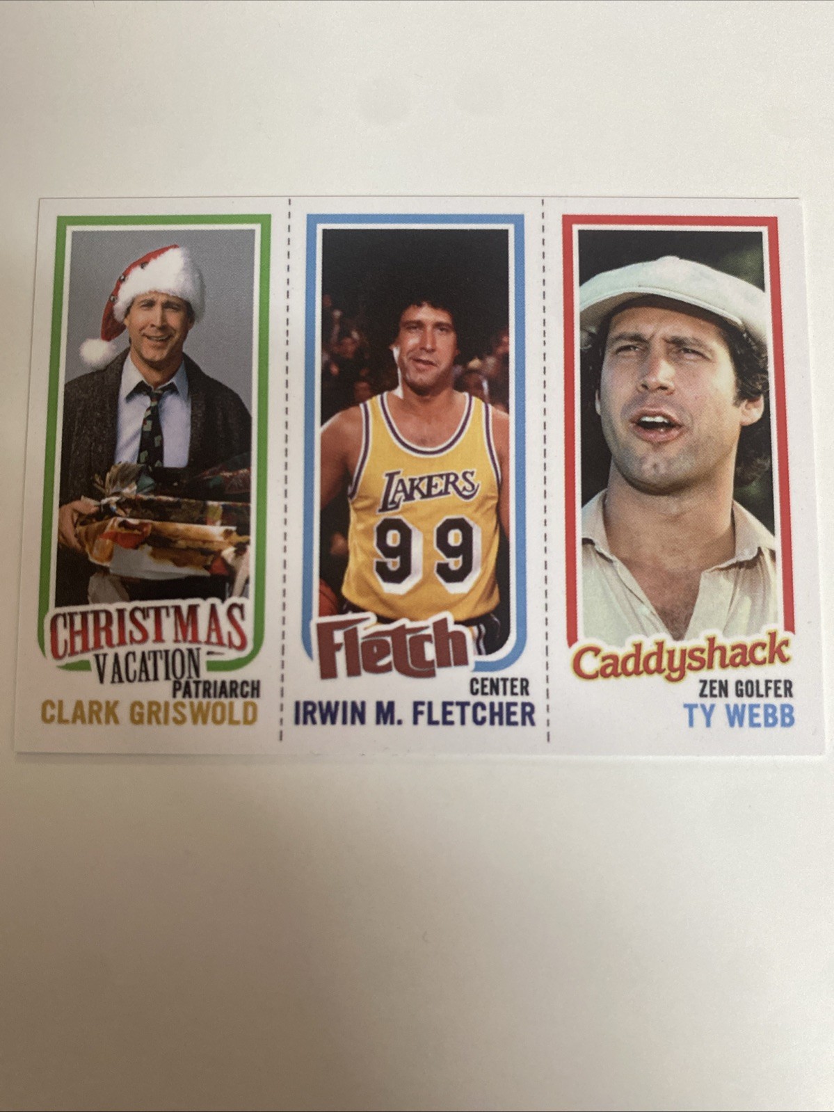 A664 1980-81 Ty Webb Fletch Clark Griswold Chevy Chase Caddy Shack Custom Card