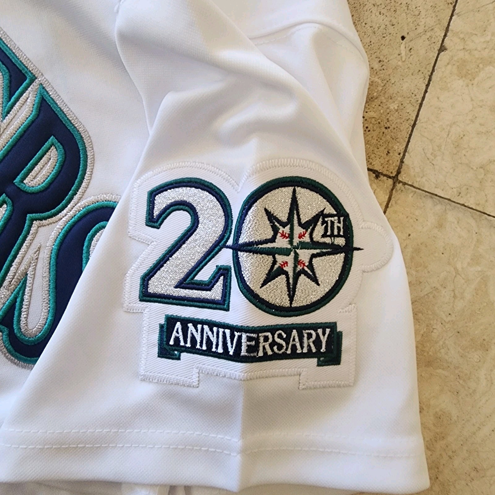 Ken Griffey Jr Seattle Mariners Jersey 1997 Retro White Throwback NEW Stitched