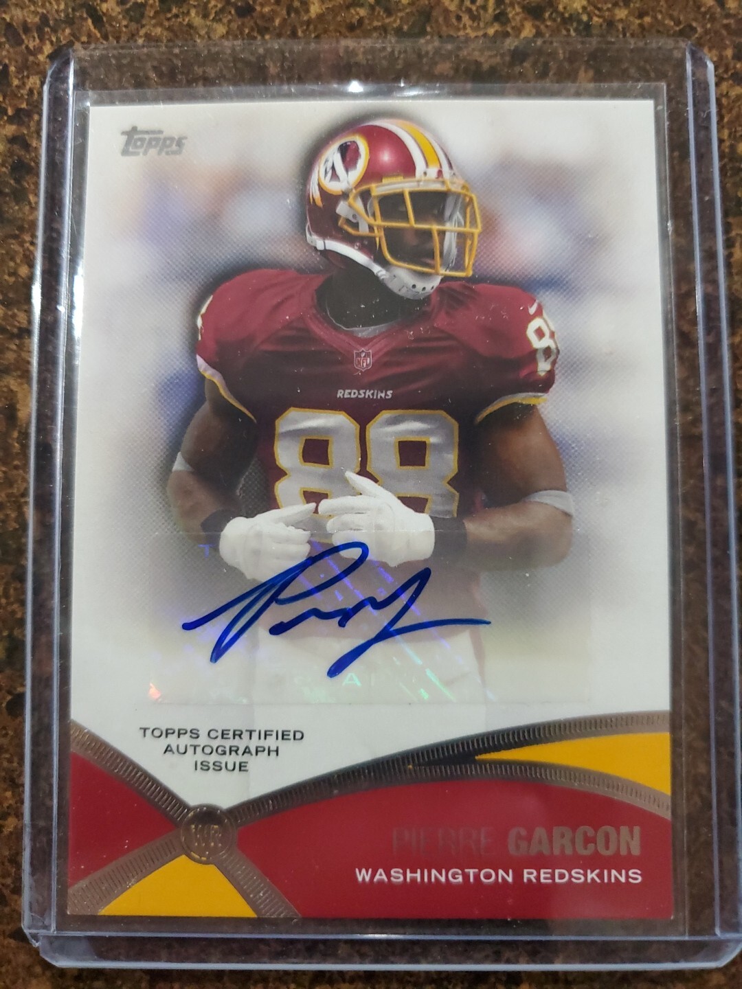 2012 TOPPS Prolific Playmakers Autogragh Card Pierre Garcon Auto Rare