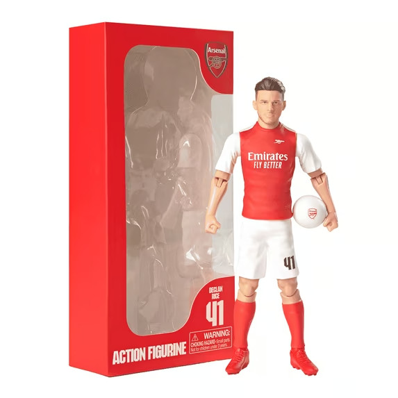 Declan Rice Arsenal Action Figure 8″ Banbo Toys Sockers Collectible New